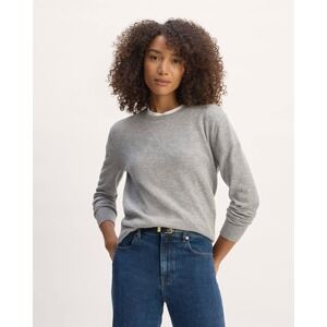 Everlane Gray 100% Cashmere Crew Neck Long Sleeve Sweater XS Classic Capsule